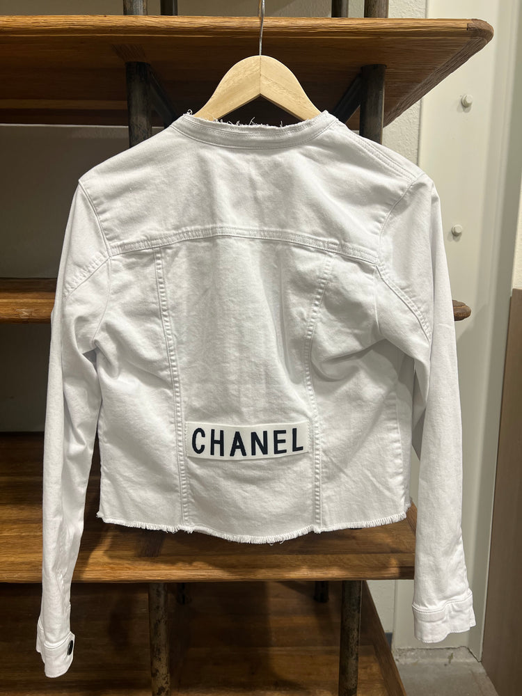 Jacket, Chanel (XS) Crystal White Denim