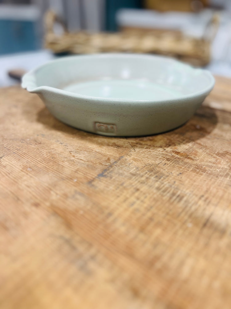FN Bordeaux Pie Dish, Rustic Green