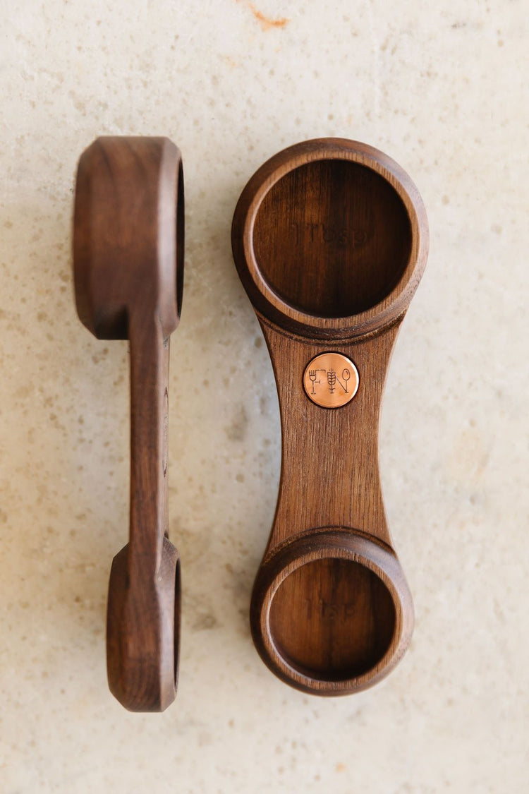 FN Measuring Spoon (4 in 1) Walnut, Copper