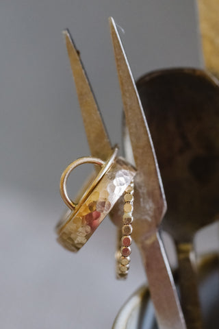 Ring, Food Nanny Stacked (Gold)