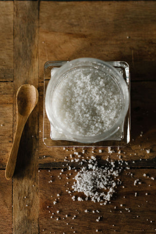 Fleur de Sel Finishing Salt Glass Jar