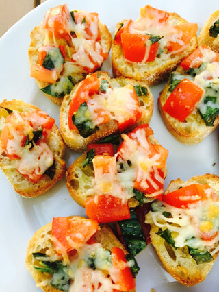 Fresh Tomato Bruschetta with Basil