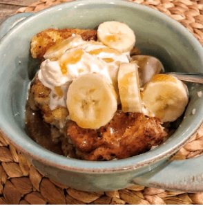 Bread Pudding with Caramel Sauce