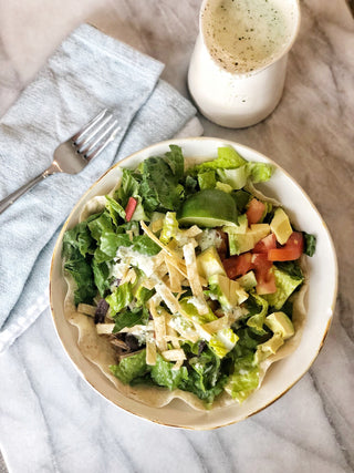 Pork Verde with Lime Dressing Salad