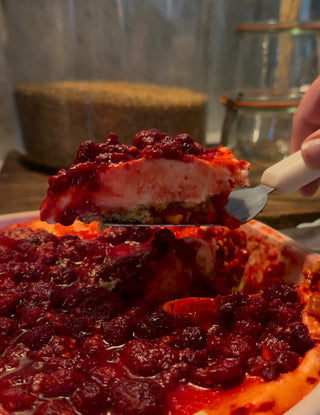 Raspberry Pretzel Pie