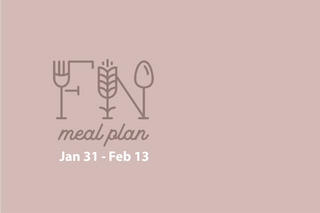 2 Week Meal Plan, Jan 31 - Feb 13