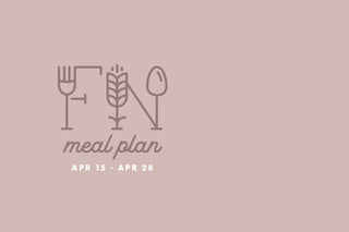 2 Week Meal Plan April 15 - April 28