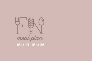 2 Week Meal Plan, Mar 13 - Mar 26