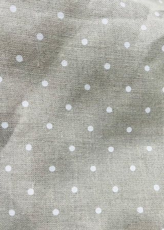 Towel, Linen Thick White Dots