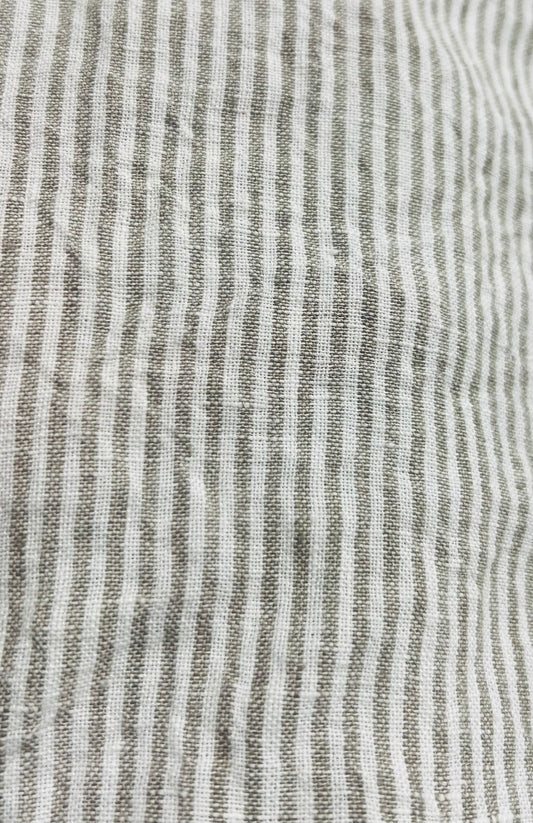Towel, Linen Thin Tan Stripe