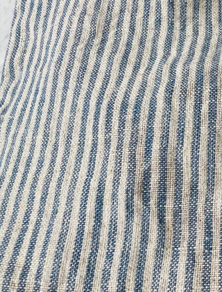 Towel, Linen Thin Blue Stripe