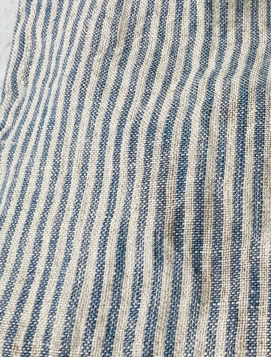 Towel, Linen Thin Blue Stripe
