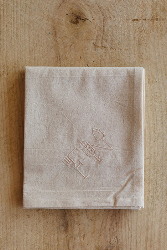 FN Dish Towel, Oatmeal w/oatmeal