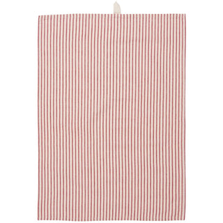 Tea towel, Medium Red Stripe