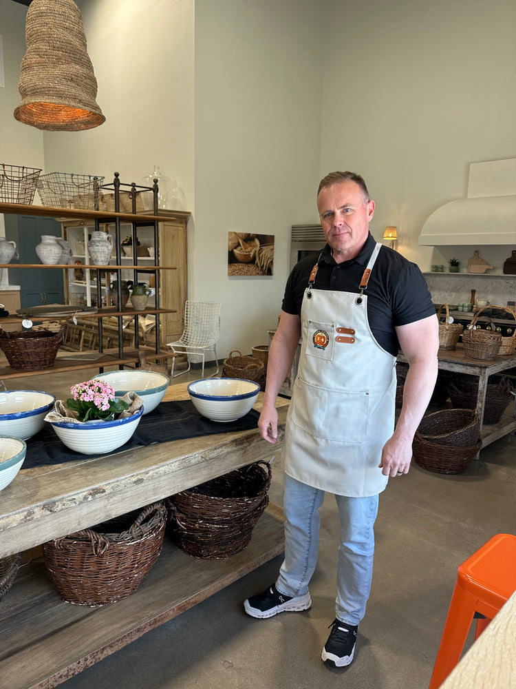 Apron, David's Pretzel's- Stone