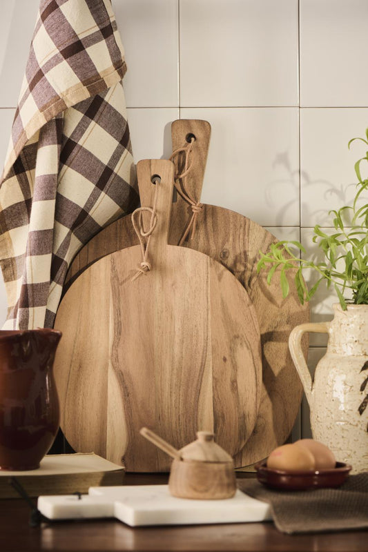 Tea towel, Brown Plaid