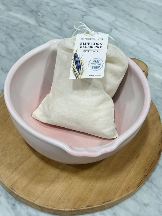 Bundle, Kamut Blue Corn Muffin Mix & Pink Mini French Bowl