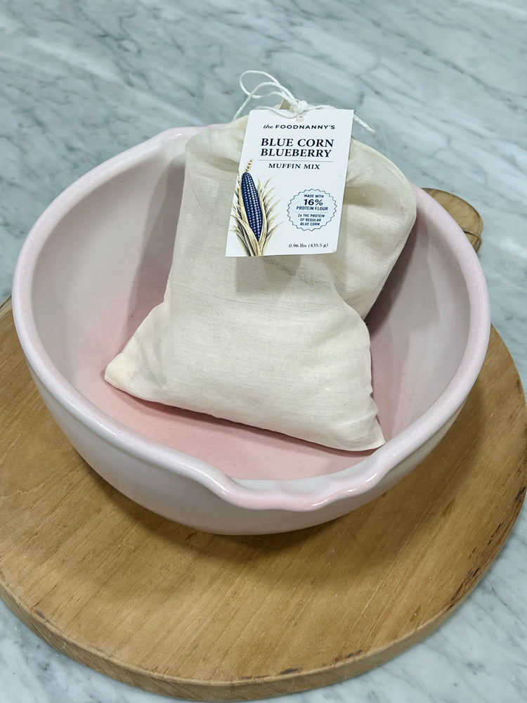 Bundle, Kamut Blue Corn Muffin Mix & Pink Mini French Bowl