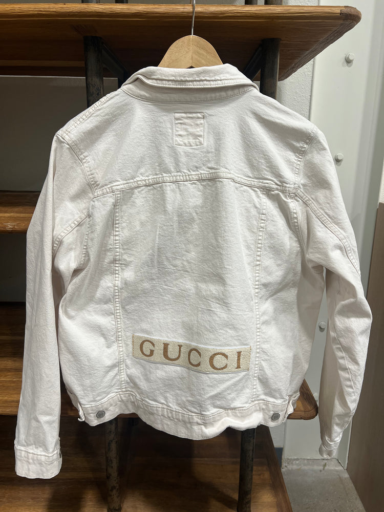 Jacket, Gucci (Large) Crystal White Denim