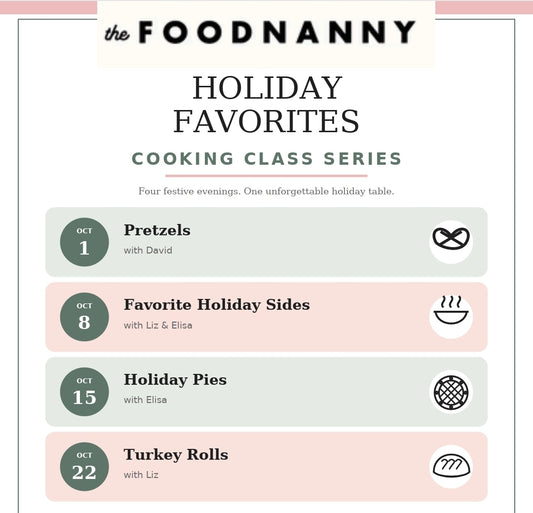 FN Cooking Class, Holiday Favorites Series, Pretzels