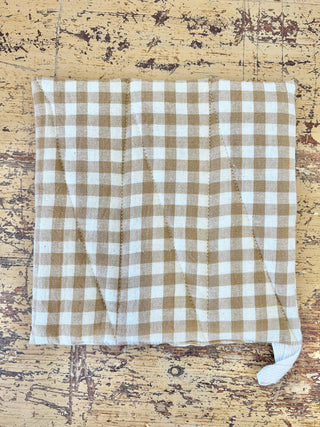 Hot Pad, Gingham Tan