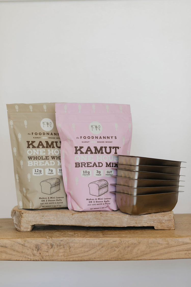 Kit, Kamut 1 Hour Bread Mix Bundle, Original & Whole Wheat