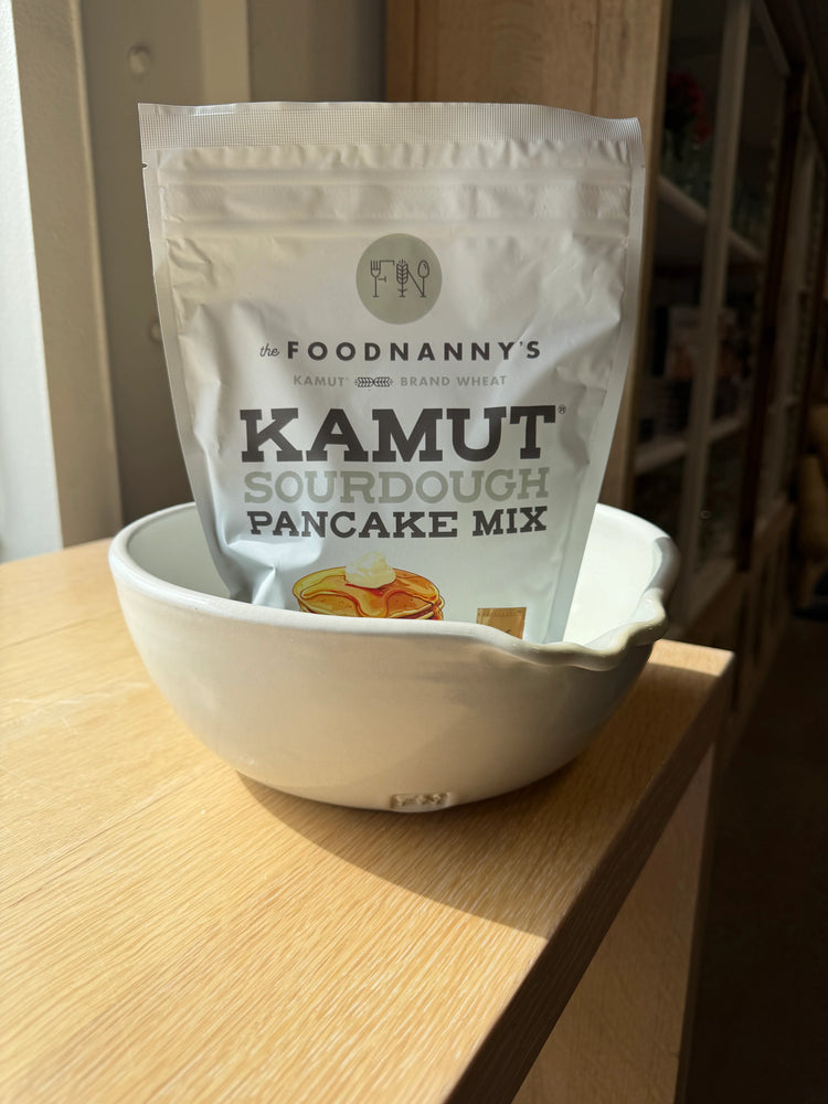 Bundle, Sourdough Pancake Mix & Rustic White French Bowl