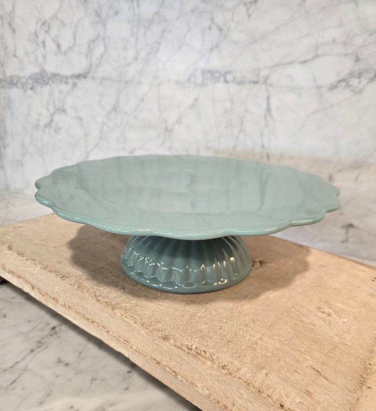Cake Stand, Turquoise