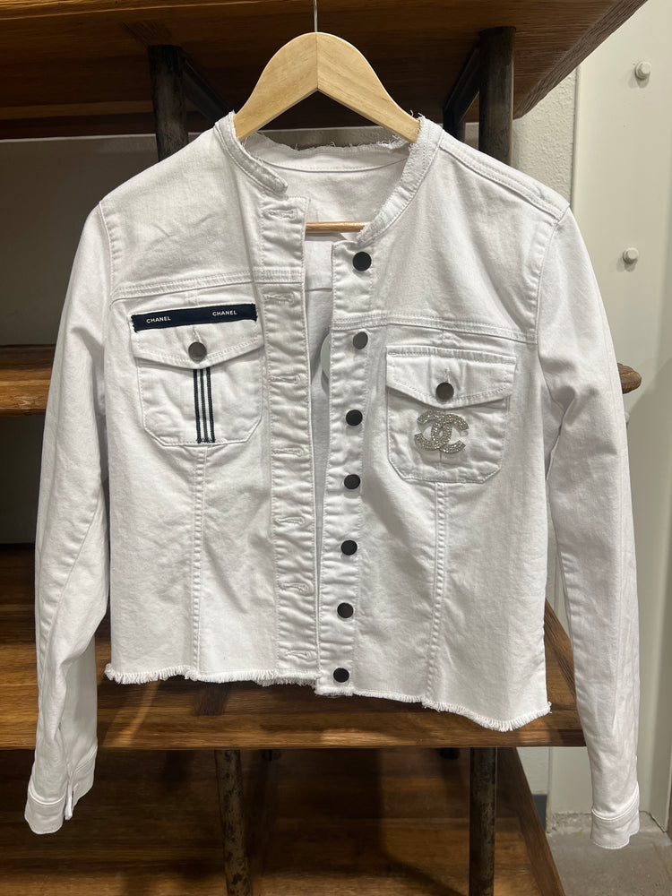 Jacket, Chanel (XS) Crystal White Denim