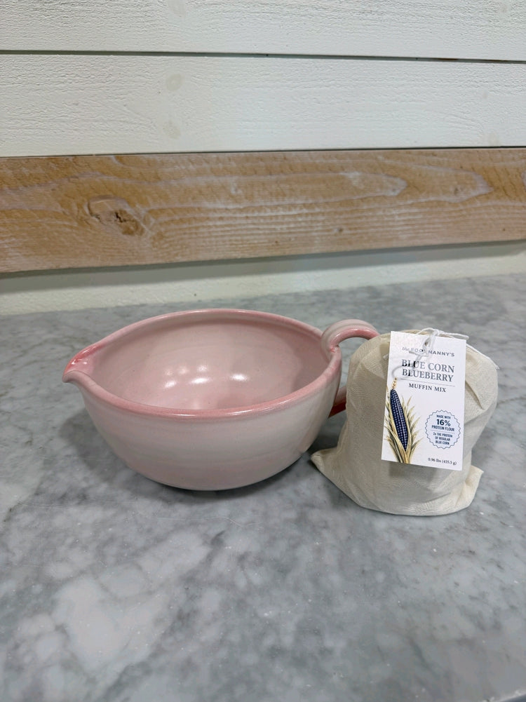 Bundle, Blue Corn Muffin Mix & Pink Batter Bowl