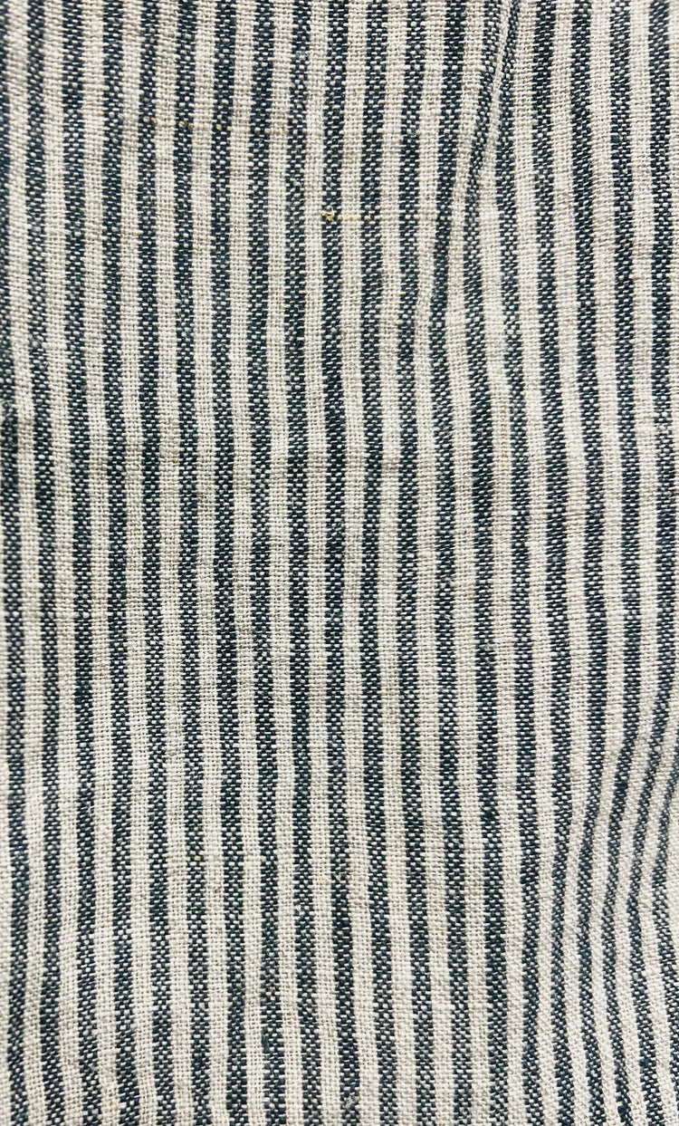 Towel, Linen Thin Black Stripe