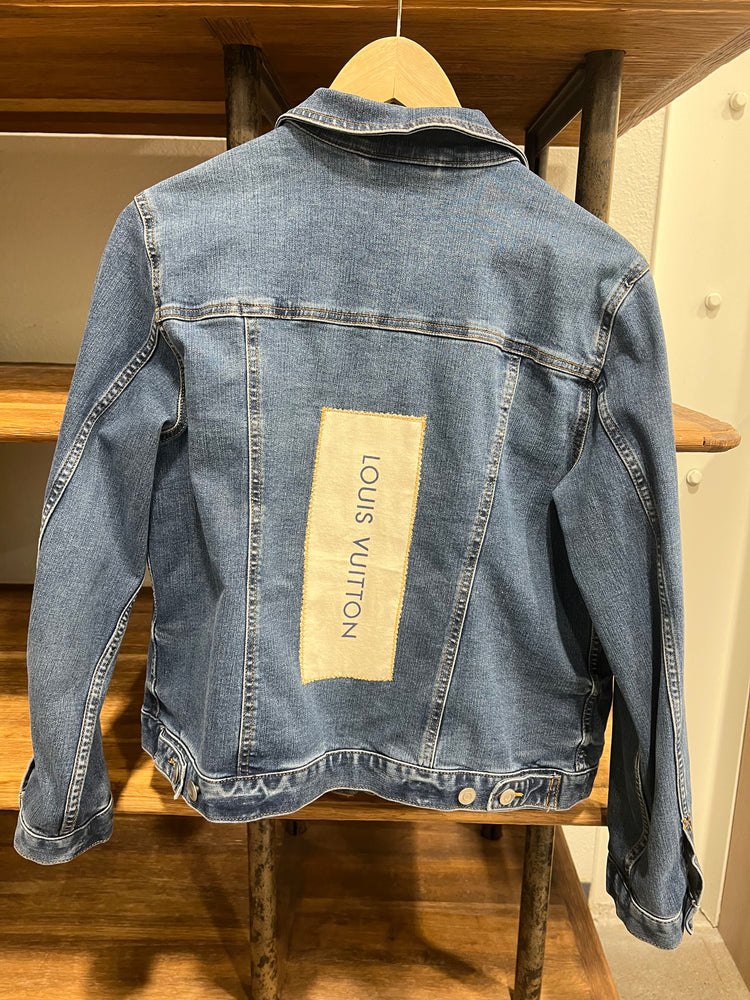 Jacket, Louis Vuitton (Large) Crystal Brown Stripe