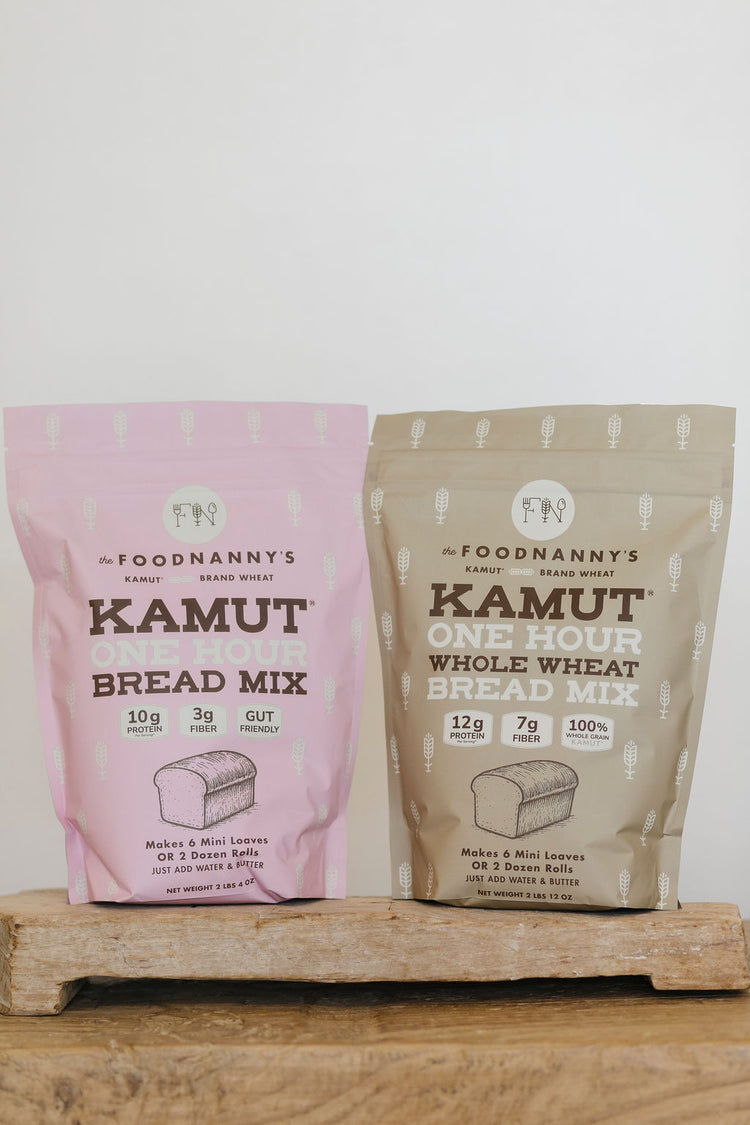 Kamut 1 Hour Bread Mix Bundle, Original & Whole Wheat
