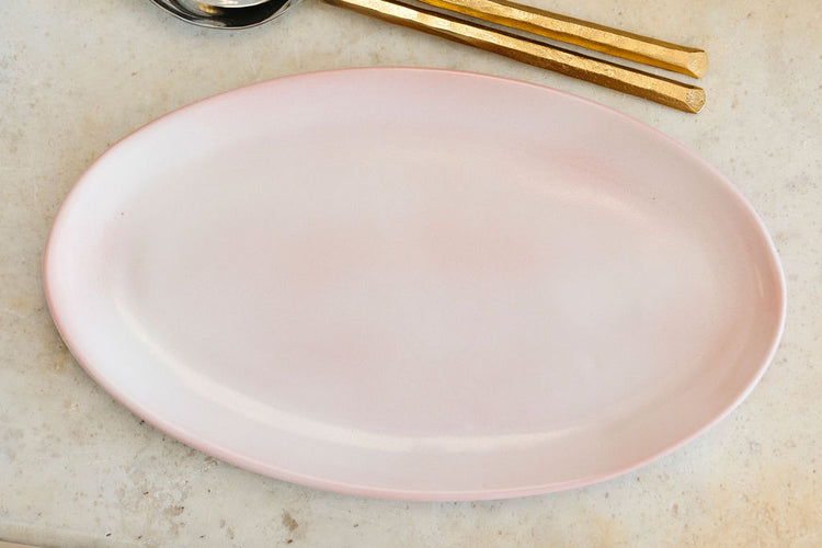FN Platter, Oval Pink