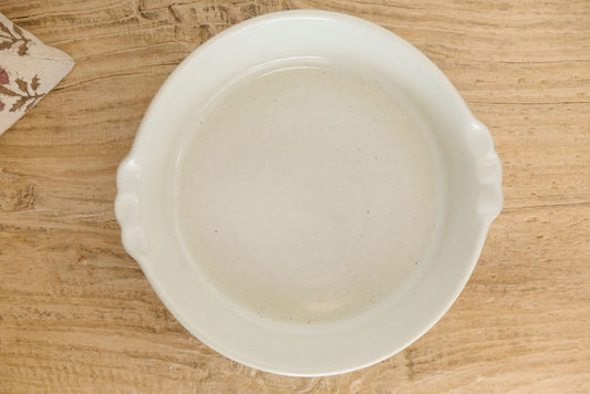 FN Bordeaux Pie Dish, Rustic White