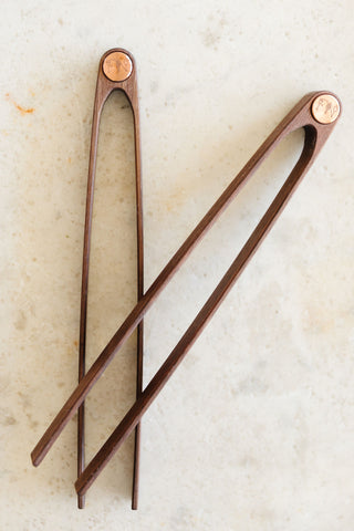 FN Toasty Tongs, Walnut