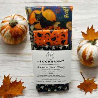 FN Beeswax Food Wrap (3-pack) Halloween Set 4