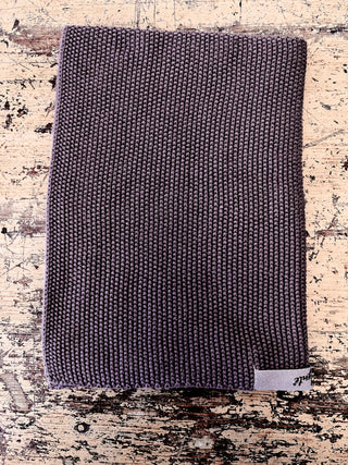 Towel, Knitted Chocolate