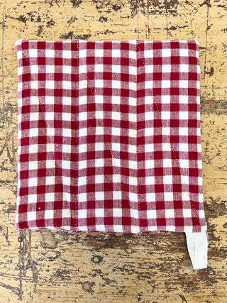 Hot Pad, Gingham Red