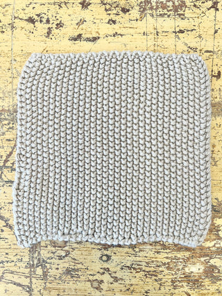 Dish Cloth, Knitted Sand