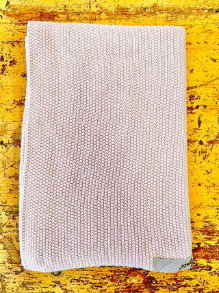 Towel, Knitted Rose Pink