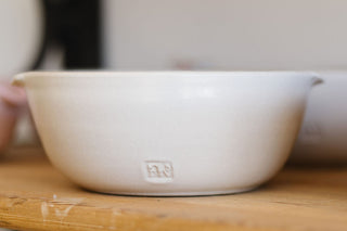 FN French Bowl, Rustic White