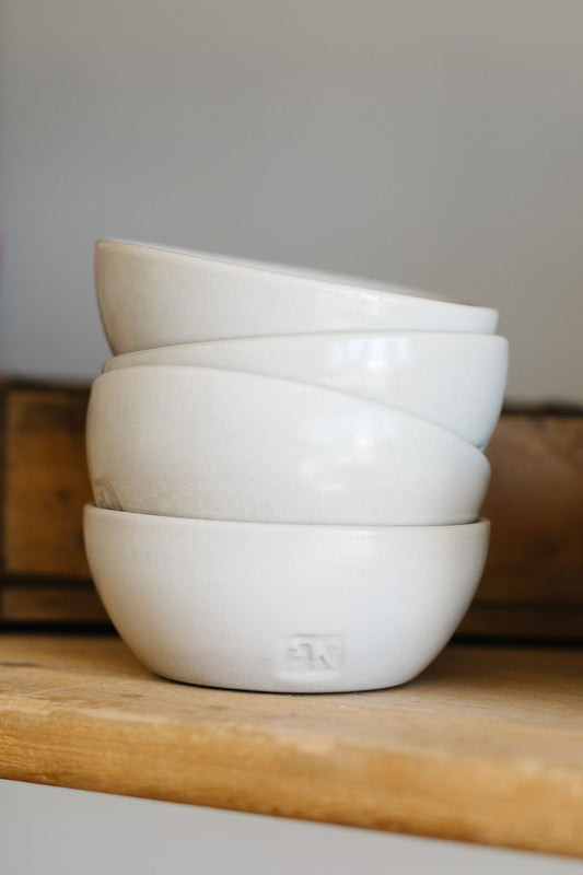 FN Cereal Bowl, Rustic White (4-Pack)