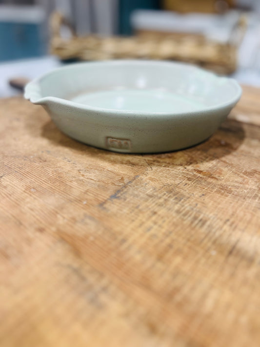 FN Bordeaux Pie Dish, Rustic Green