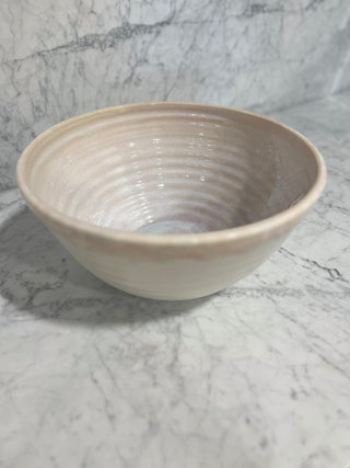 Mixing Bowl, LG White and Pink