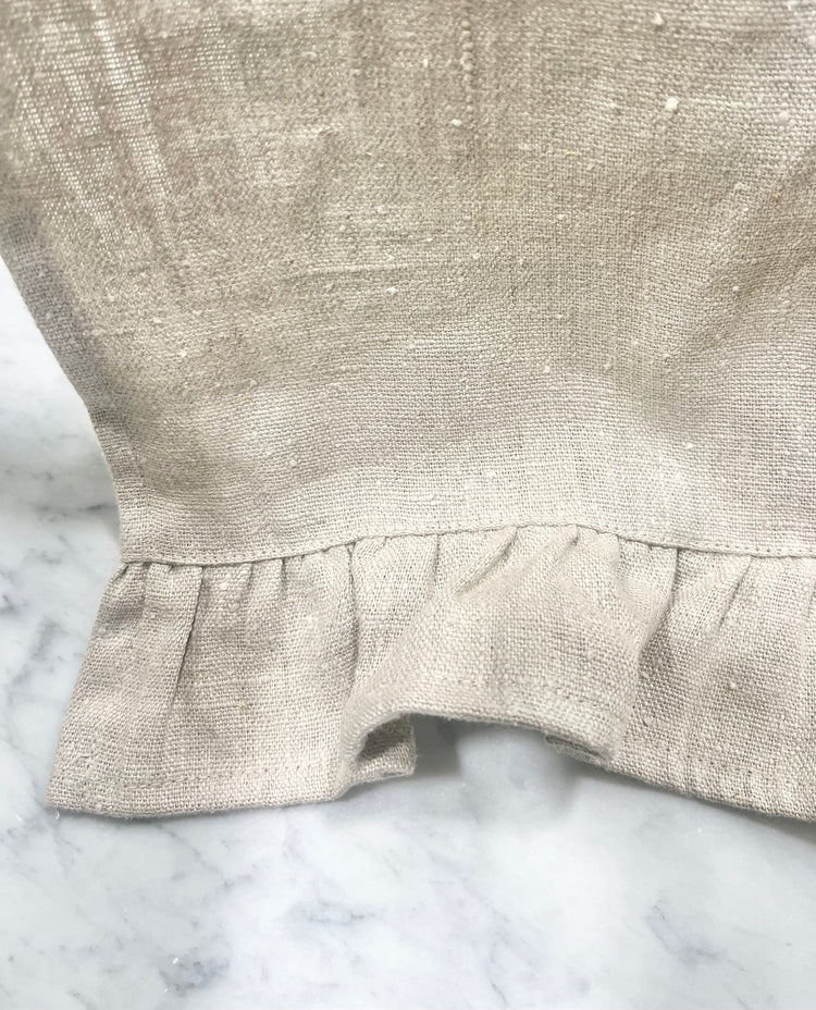 Towel, Linen Ruffle