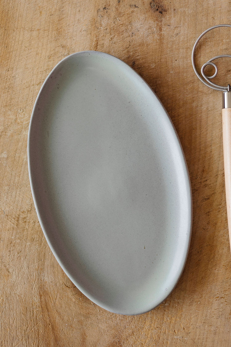 FN Platter, Oval Rustic Green