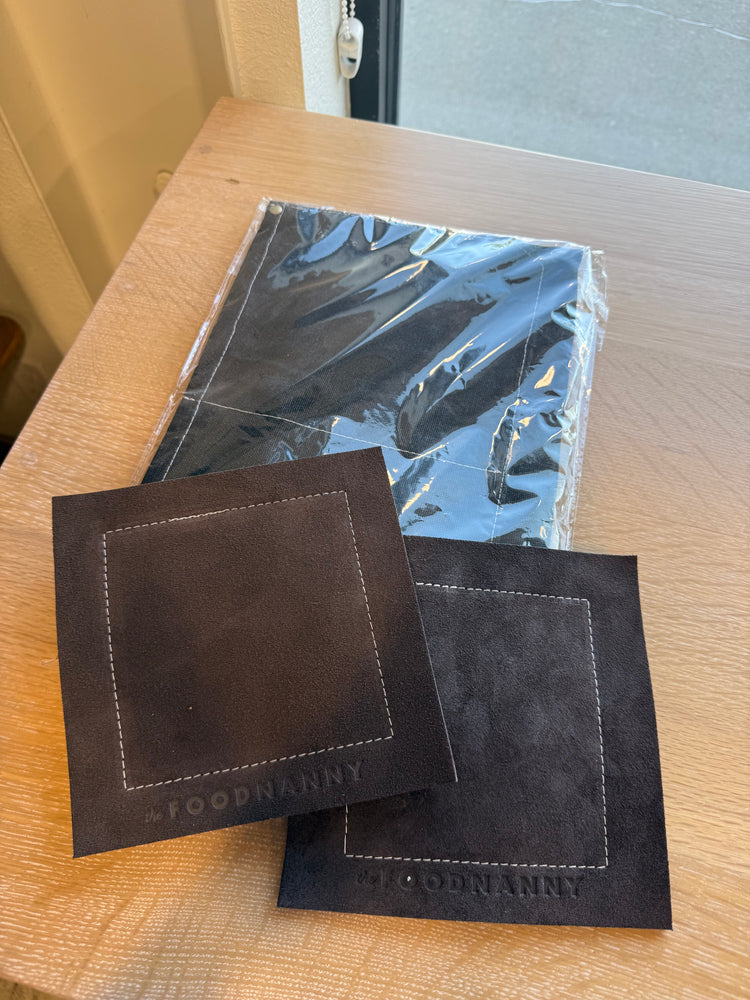 Father's Day Bundle (Charcoal Apron, 2 Chocolate Hot Pad-Stamped)