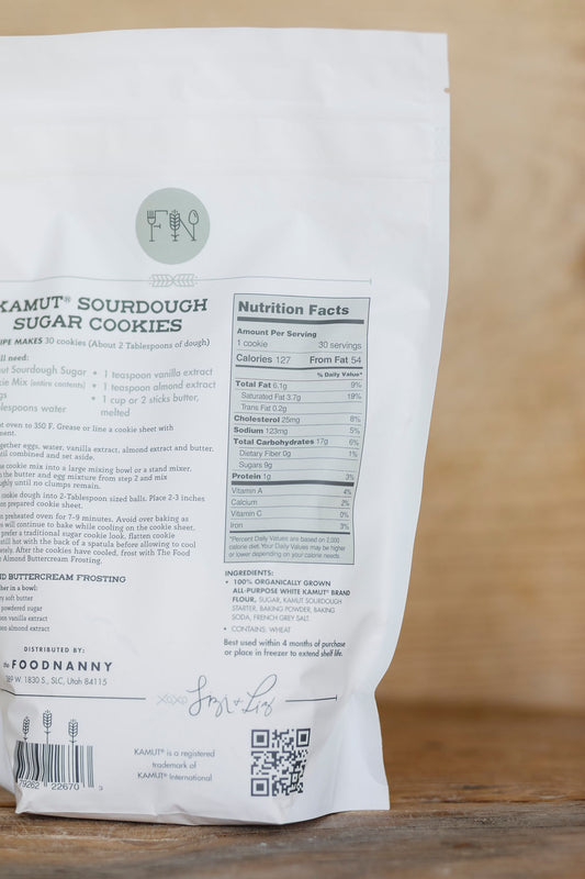 Kamut Cookie Mix, Sourdough Sugar
