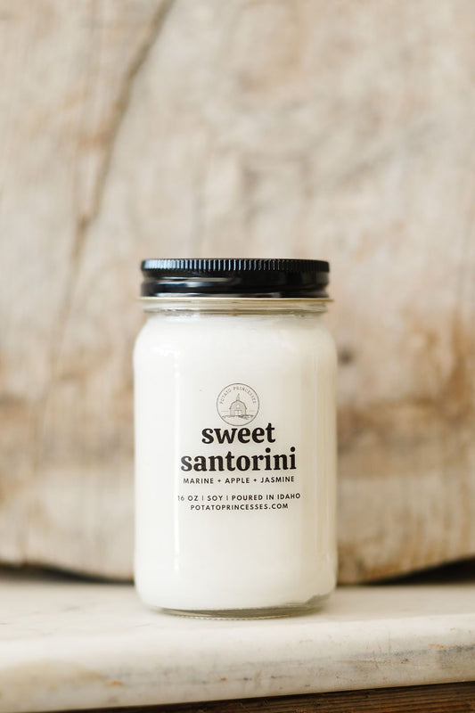 Candle, Sweet Santorini